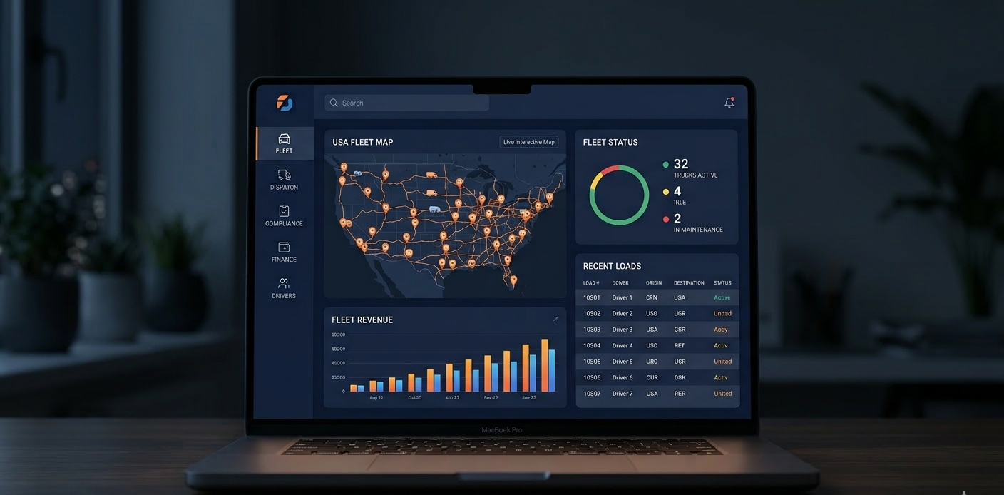 Transport Management System Benefits for Trucking Companies